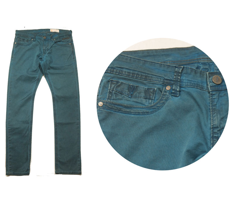 CPL-ANN-06 Men's Over Dyed Dirty Look Five Pocket