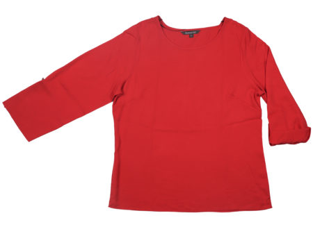 WT22-47 SCOOP NECK LONG SLEEVE SHELL TOP