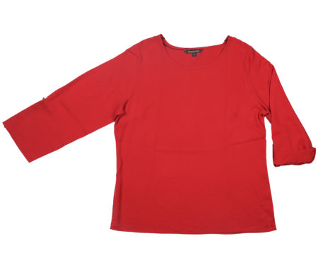 WT22-47 SCOOP NECK LONG SLEEVE SHELL TOP