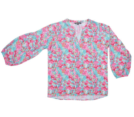 WT22-37 Half Balloon Sleeve Overhead Shirt